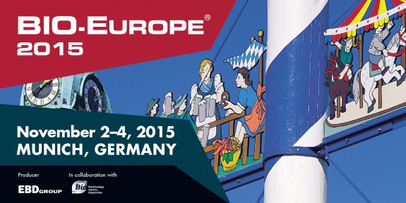 ▪ BIO-Europe 2015, 2-4 de Noviembre, Munich – Alemania