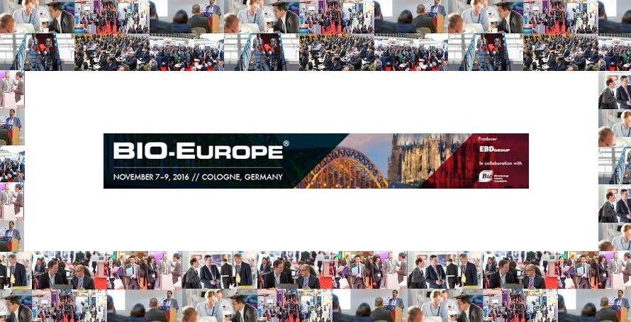 ▪ Partnering de BioEurope 16, 7-9 de Noviembre, Colonia – Alemania