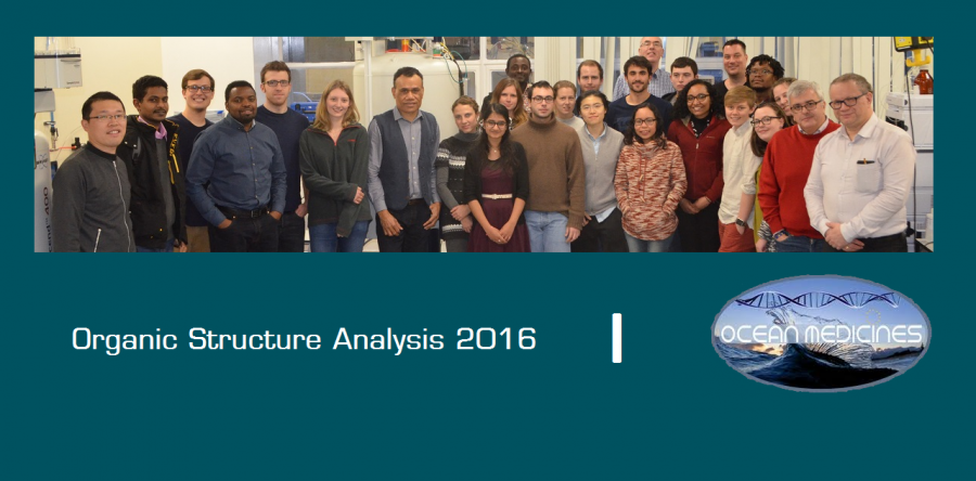▪ Organic Structure Analysis Course 2016, 5-7 December – Aberdeen