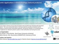 ▪ Course: “Genomic Applications in Biotechnology (marine natural products)” 13-15 December – Porto – Portugal