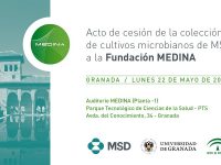 ▪ La Fundación Medina se convierte en el centro de investigación con la mayor librería de cultivos microbianos del mundo, gracias a la cesión de la colección de MSD