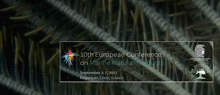 ▪ 10th European Conference on Marine Natural Products, September 3-7, Crete – Greece