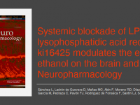 ▪ Systemic blockade of LPA1/3 lysophosphatidic acid receptors by ki16425 modulates the effects of ethanol on the brain and behavior, Neuropharmacology