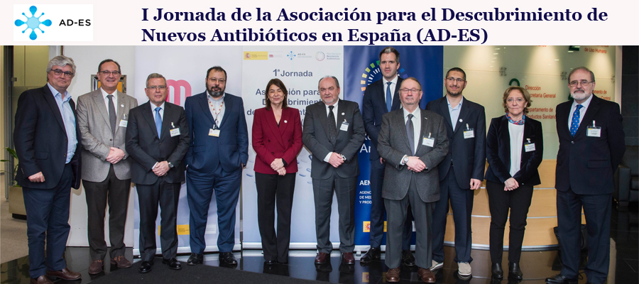 ▪ I Jornada de la Asociación para el Descubrimiento de Nuevos Antibióticos en España (AD-ES), 10 de Abril, Madrid