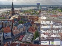 ▪ 5th ENABLE Annual Meeting, 10-12 de Septiembre – Riga, Letonia