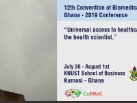 12th Convention of Biomedical Research of Ghana, 30 de Julio – 1 de Agosto, Kumasi – Ghana