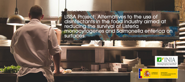 LISSA Project: Alternatives to the use of disinfectants in the food industry aimed at reducing the survival of Listeria monocytogenes and Salmonella enterica on surfaces.
