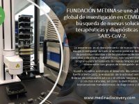 FUNDACIÓN MEDINA se une al esfuerzo global de investigación en COVID-19 con la búsqueda de nuevas soluciones terapéuticas y diagnósticas para SARS-CoV-2.