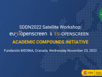 SDDN 2022 Satellite workshop: EU-Openscreen & ES-Openscreen Academic Compounds Initiative. Fundación MEDINA, 23 noviembre, 2022.