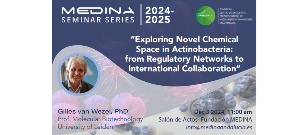 MEDINA Invited Seminar Series – Prof. Gilles van Wezel